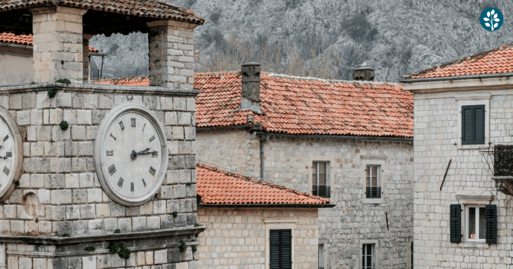 kotor street, balkan trip